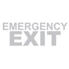 Emergency EXIT Vinyl Decal - 22 Inches - for Walls,