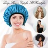 Shower Cap for Women, Large Shower Caps Reusable Waterproof with