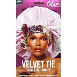 Donna Gorro Ducha Reutilizable Lazo Terciopelo Borde Satén Mujer Seda Impermeable Dormir Tamaño Jumbo Unidad Color Plata