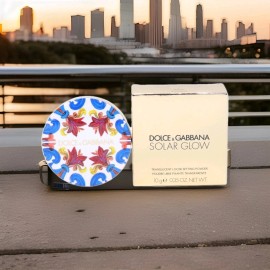 DOLCE & GABBANA SOLAR GLOW #1 CRYSTAL 10g .35oz TRANSLUCENT LOOSE SETTING POWDER