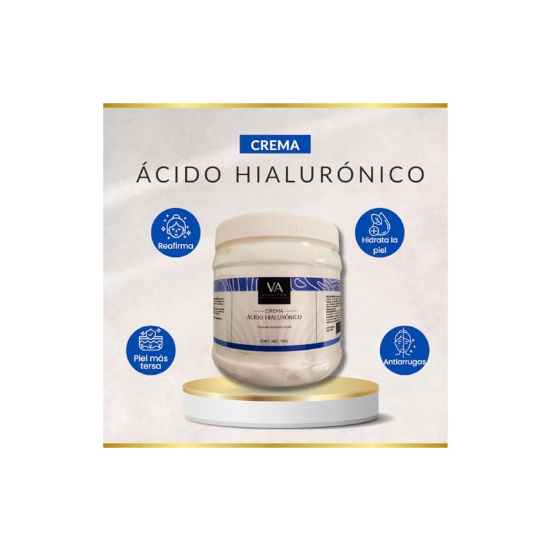 Crema Acido Hialuronico Corporal Facial Spa Kilo