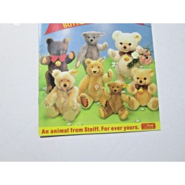 Steiff The Great Steiff Bear Catalog Button In Ear Catalog Catalogue Germany 1985 NOS
