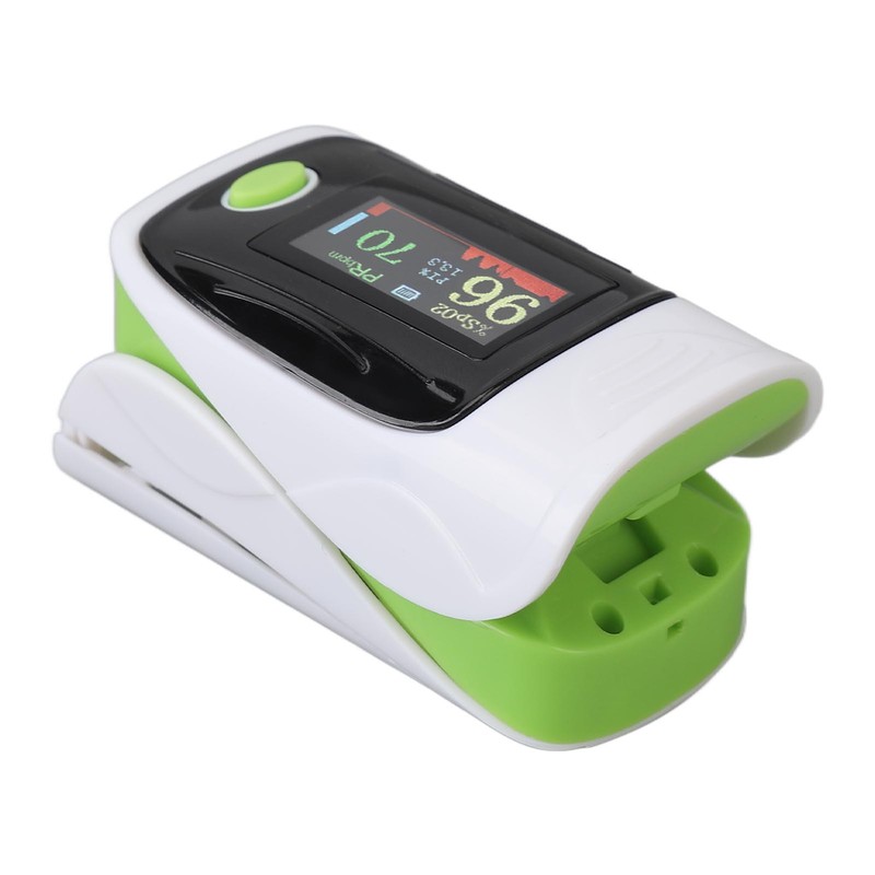 Fingertip Pulse Oximeter Adjustable Automatic Portable OLED Blood Oxygen Saturation