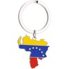 Hejhncii - Llavero con bandera de mapa de Venezuela de