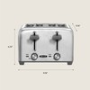 bella 4 Slice Toaster with Auto Shut Off, Extra Wide