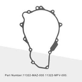 GOOFIT Motorcycle Engine Left Crankcase Cover Gasket Replacement for CB1300 X-4 SC38 1997-1999 CB1300 SC54E 2003-2013 CTX1300 SC74A 2015-2016 11322-MAZ-000 11322-MFV-000