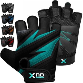 Xn8 Weight Lifting Gloves Non-Slip Breathable Gym Gloves Women Men for Bodybuilding Training Powerlifting Cycling Padded Palm Protection Workout Gloves