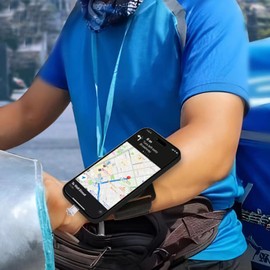 Morseatooke Wrist Phone Holder Magnetic Adjustable 360 Degree Rotating Elastic Durable Sports Phone Stand for Running Cycling Fishing Outdoor Activities