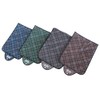 MARUTO D-2RCH2850 Thick 2-Tier Checkered Basket Cover, Check Green