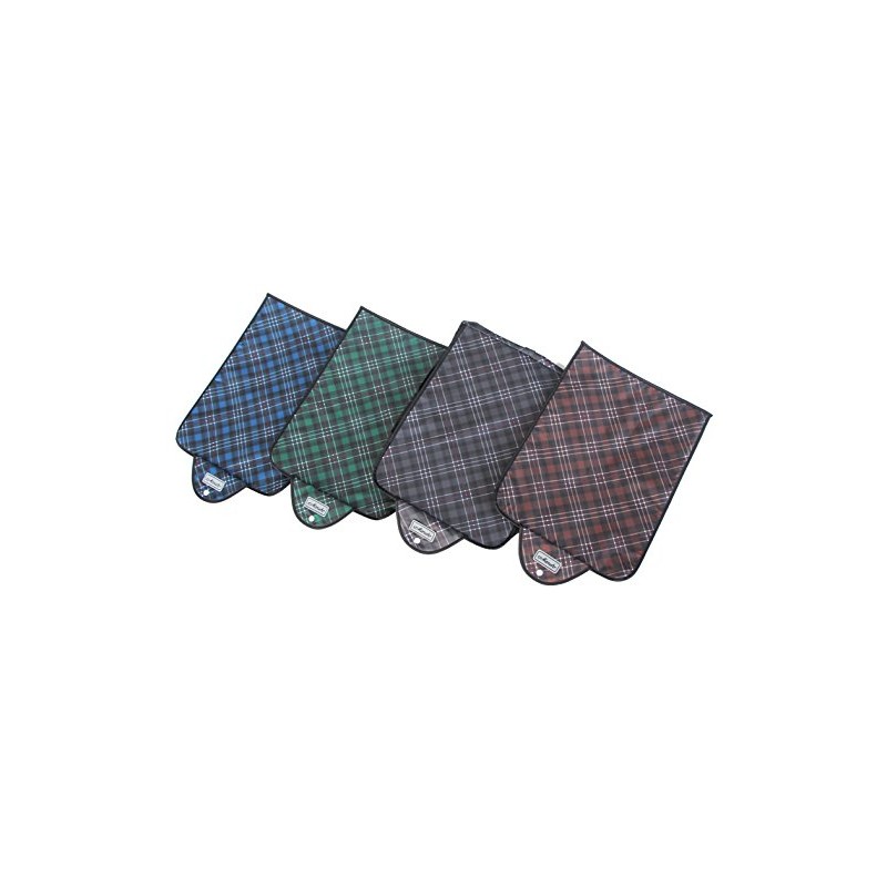 MARUTO D-2RCH2850 Thick 2-Tier Checkered Basket Cover, Check Green