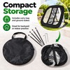 Foldable Golf Chipping Net - 3 Target Openings, Portable Pop-Up