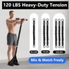 Bbtops Pedal Resistance Band with Handle for Women Men,Black