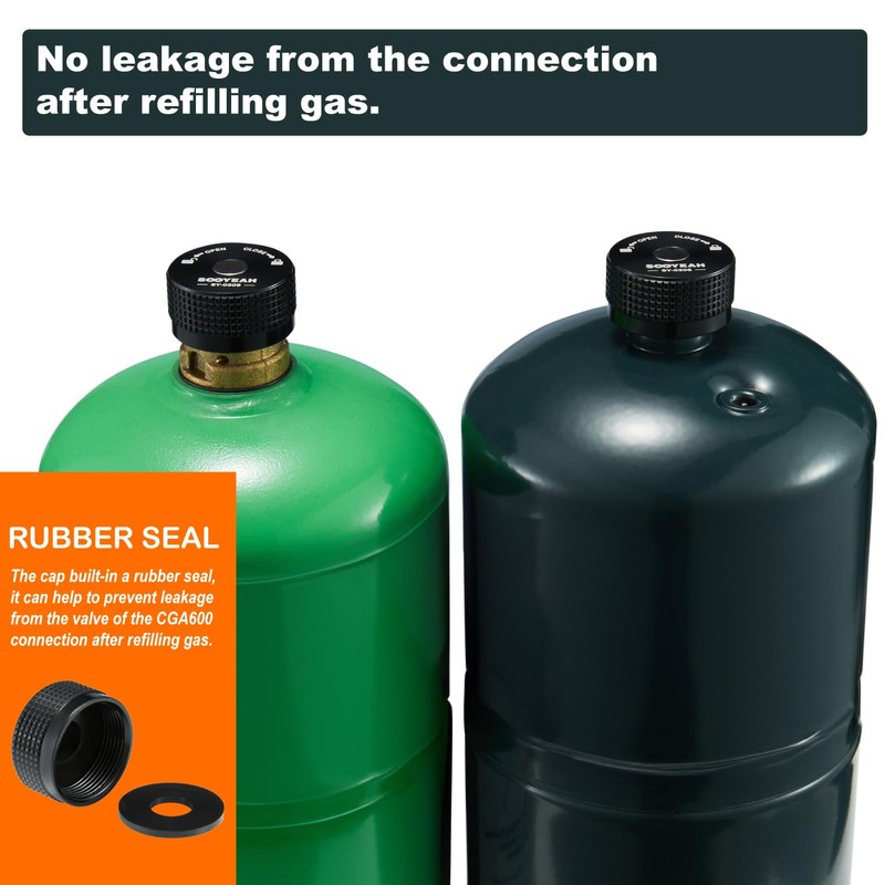 SOOYEAH 1LB Propane Cylinder Protect Caps with Magnetic,Sealed Caps(pack of