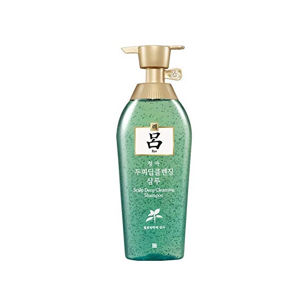 Ryo Scalp Deep Cleansing & Cooling Shampoo 500ml (16.9oz) Excess sebum care, Shampoo for smelly scalp, Fermented mint and other natural ingredients, Anti- Dandruff treatment