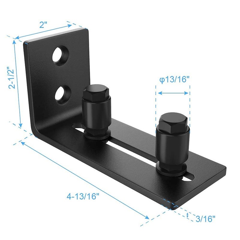 ZEKOO Barn Door Floor Guide Sliding Barn Door Hardware Door