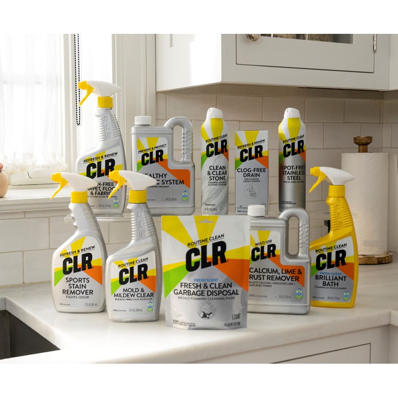 Clean & Clear Stone, Granite, Marble, and Stone Cleaner, 12