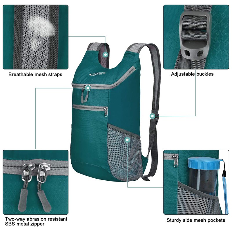 G4Free Ultra Lightweight Small Rucksack Foldable Backpack Packable Rucksack 11L