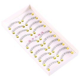 10 Pairs Eyelash Extensions, Daily Makeup Accessories, Pure Handmade Natural Cross, Lower Lower False Eyelashes