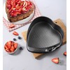 24cm Heart Shape Cake Tin Non Stick Spring Form Heart