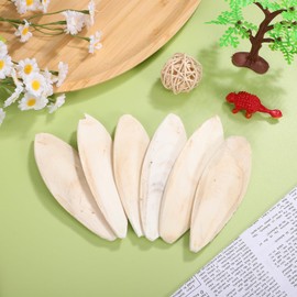 6 Pcs Birds Cuttlebone Cuttlefish Bone Chewing Bird Toys 5 Inch Natural Cuttlebon for Parrots Cockatiels Tortoise Reptile Turtle Snails Parakeet Treats Supplies