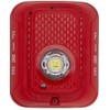 System Sensor SRLED L-Series Wall-Mount Strobe with LED, Red; Electrically