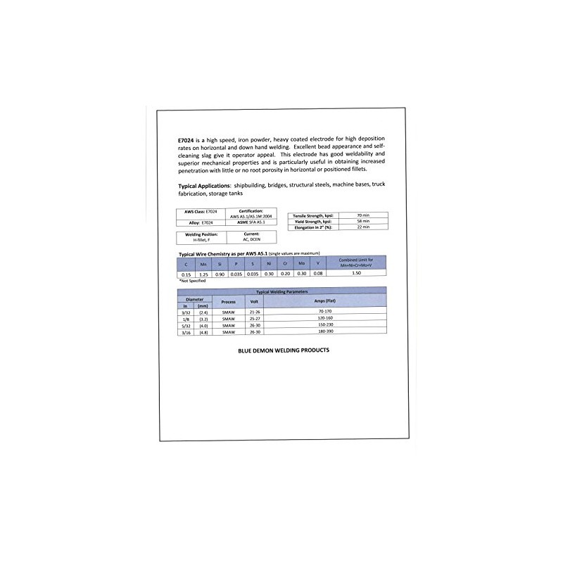High Speed, Carbon Stl Electrode, 5/32, 5lb