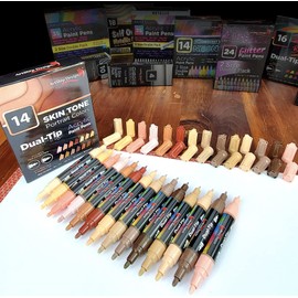 ArtShip Design Acrylic Paint Pens Double Pack (Skin Tone)