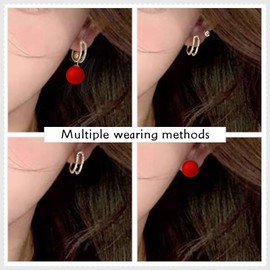 Pearl Earrings for Women Trendy Gold Pearl Hoop Earrings Double Pearl Earrings Silver Pearl Drop Earrings Big Pearl Stud Earrings Wedding Prom Party Elegant Jewelry Gifts