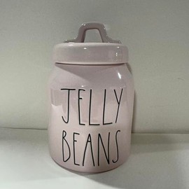 Rae -JELLY BEANS Canister - Cellar Allside Pink Baby with Lid KITCHENWARE - EASTER CANISTER- Dunn By Magenta