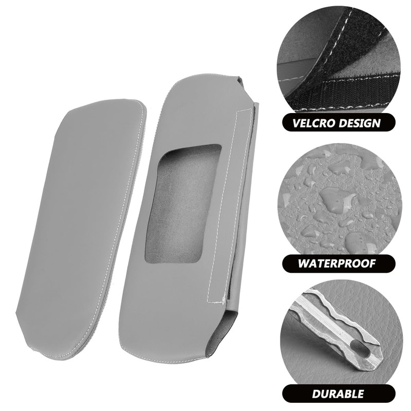 JAMESVAN Sun Visor Replacement - Microfiber Leather Cover Skin Compatible