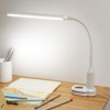 Psiven LED Desk Lamp, Clamp on Desk Light, Eye-Caring Gooseneck