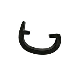 Automotive Authority Black RV Marine Camper Vinyl 3/4"" x 50' Trim Molding Flexible Screw Cap Cover (Black, 50 ft)