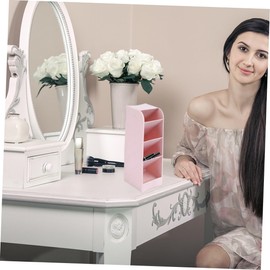 Operitacx 5Pcs Showcase plastic desktop storage holder display stand storage bucket cosmetics organiser girl heart Accessories lipstick pen stand acrylic lipstick holder pen pencil