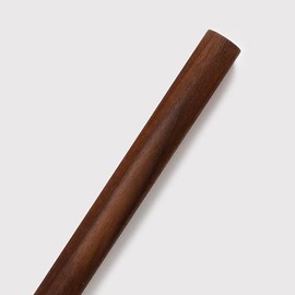 Keyaiira - Wooden Dowel rods in Birch & Walnut Wood Unfinished Hardwood Sticks -use for leather home decor; Curtain rod, Ceiling & Suspension Straps, Paper Towel Holder & rails (1 in x 15.5 in Walnut)