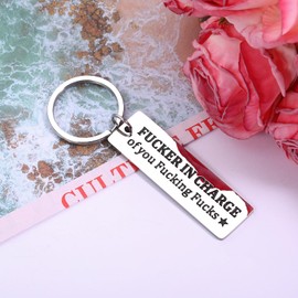 Boss Valentines Gift, Supervisor Gifts for Women Men Funny, Boss Farewell Goodbye Going Away Gifts, Funny Boss Day Gifts Keychain, Bosses Day Gifts for Women, Gifts for National Boss Day,Boss Gag Gift