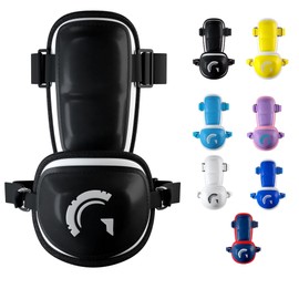 Guardian Baseball Elbow Guard for Adults – Fit Ages 12+ – Centurion Elbow Guard Baseball Impact-Resistant Shell, Lightweight & Durable, Adjustable Straps, Soft Foam Padded Lining, Black/White