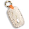 Hontumax Premium Leather 7-Button Key Fob Cover Case for Genesis