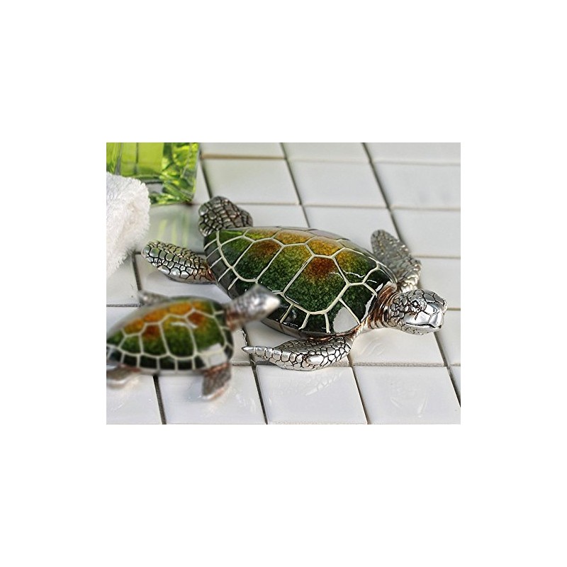 Casablanca Josie Turtle Poly Green / Silver Length 18 cm