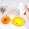 Resin Mould Crystal Coaster Shapes Hexagon Square Round for DIY