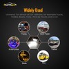 Partsam 4x Oval White Clear Lens 2 Diode LED Trailer