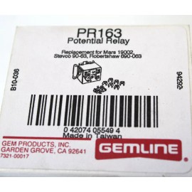 Gemline PR163 Motor Start Potential Relay