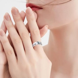 Dachshund Ring 925 Sterling Silver Cute Dachshund Ring for Women Puppy Dog Jewelry Gifts for Women Teen Girls Dog Lovers