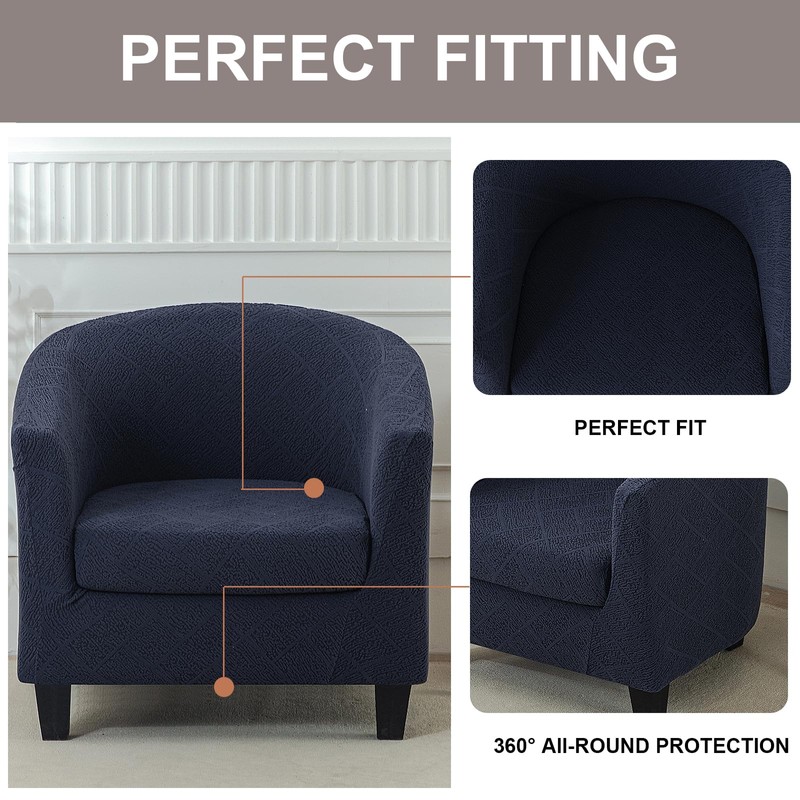 Eco-Ancheng - Funda elástica para silla de club, fundas de