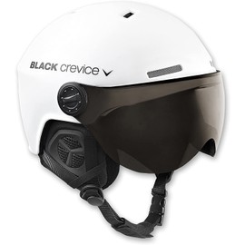 Black Crevice, Gstaad, Adults Ski Helmet, white, 51-53 cm