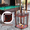 Diegimr Pool Stick Holder Floor Stand, Freestanding Pool Cue Rack