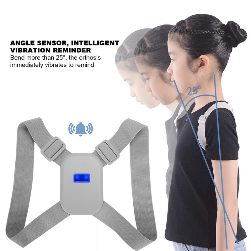 Intelligent Posture Corrector Adjustable Shoulder Back Straightener Support Upper Back