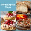 Pizza Stone for Oven, Grill, BBQ - Round 5/8 Inch