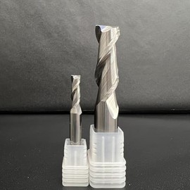 TOTIME T40-030AL-50-2F Carbide End Mill 40AL2F 0.1 inch (3 mm) Square Aluminum Non-Iron 2 Blades Strong Twisting [Samurai] Square Standard Type Lead Angle 40° Non-Coated Product, 1 Piece