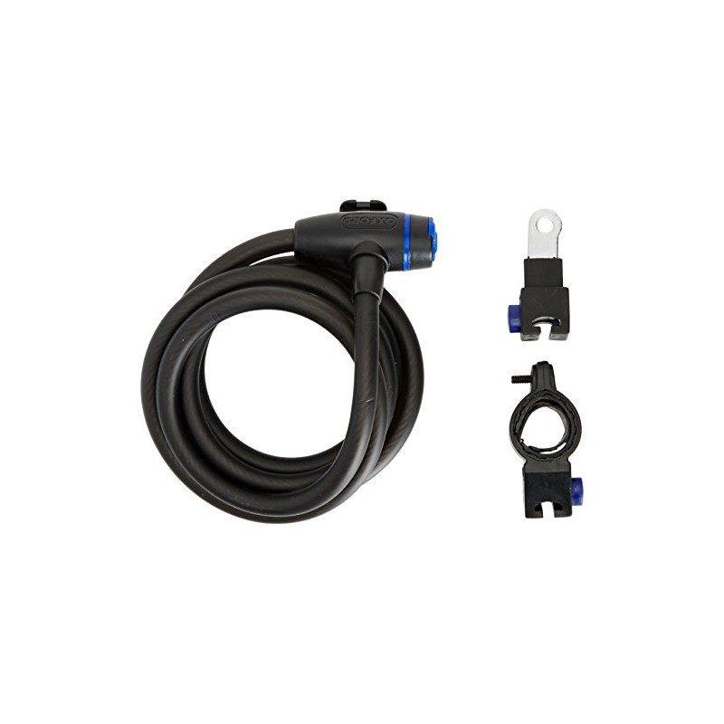 Oxford Essential Cable Bicycle Lock - Black, 1.8 m
