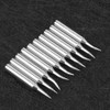 10Pcs Solder Iron Tip Brass Internal Heating Lead Free Soldering